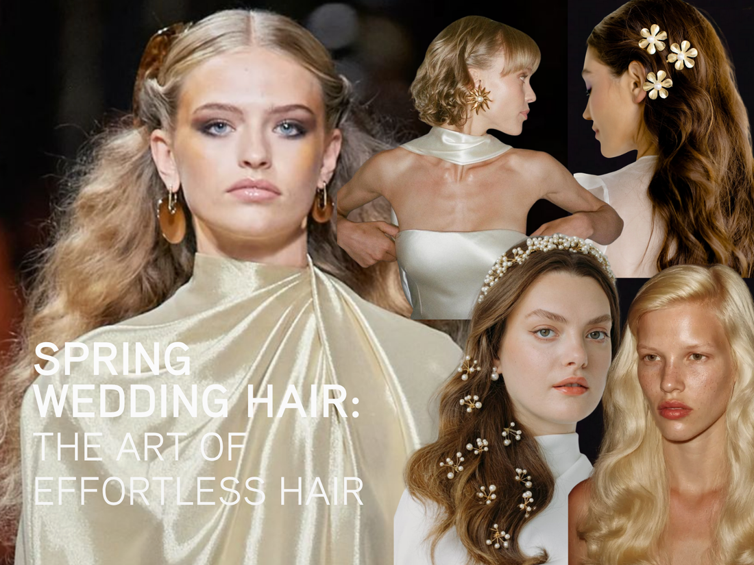 ILES Formula and Wendy Iles speak on Spring wedding hairstyles featuring soft waves, glossy texture, and elegant bridal hair styling with natural movement and shine.