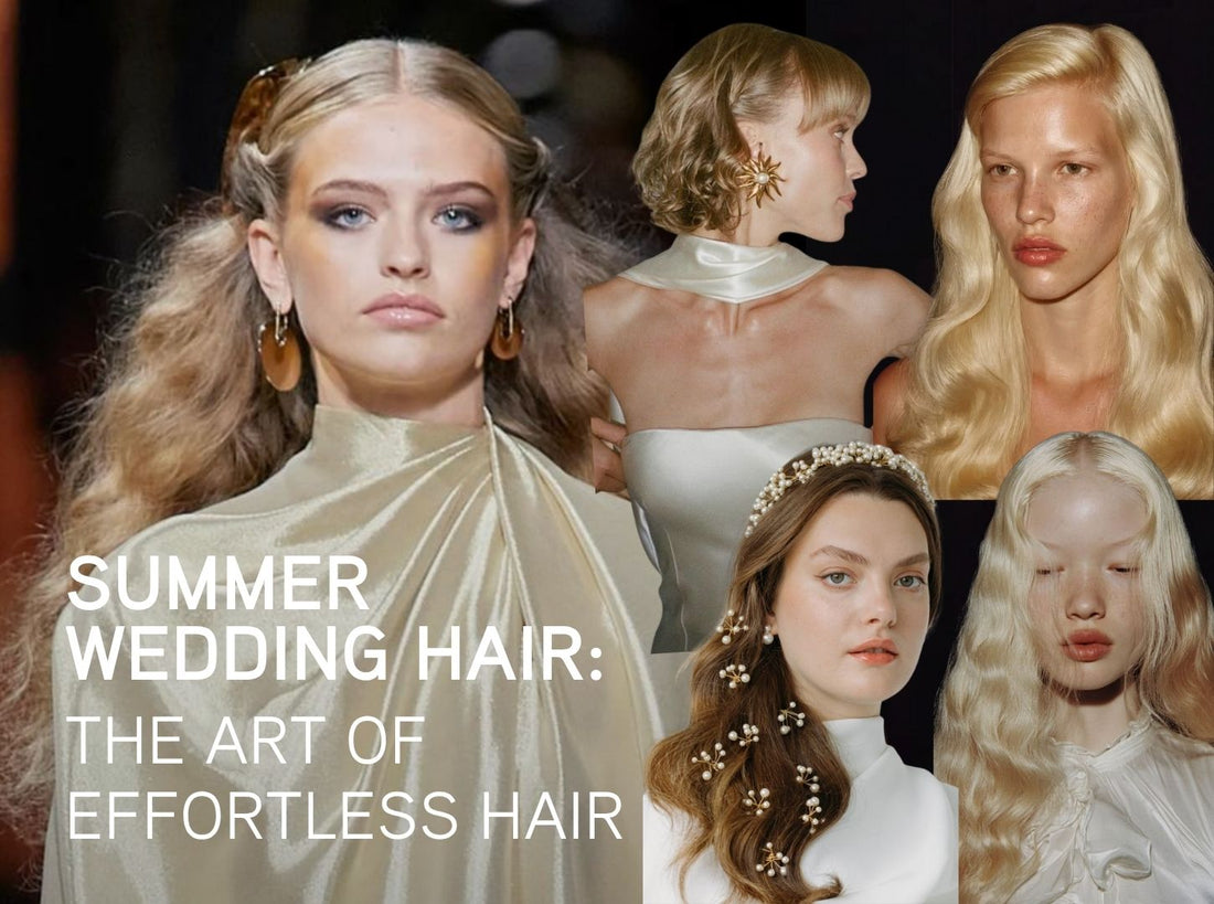 blonde brides  with wedding hair ideas 