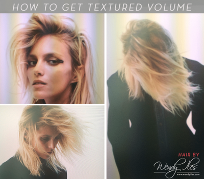 Hair How To: Get Textured Volume