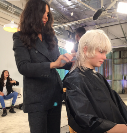 Germanys Next Top Model...Hair makeovers by Wendy Iles