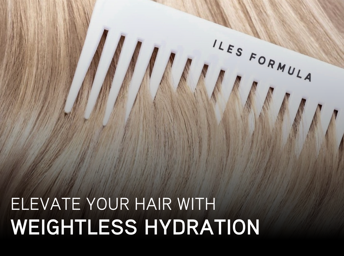 Hair hydration with comb