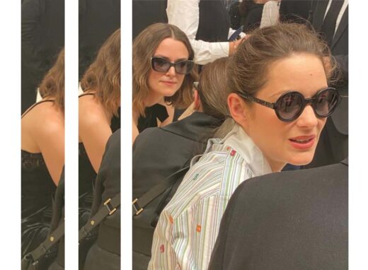 Front Row at Chanel, Observing The Hair Close-Up
