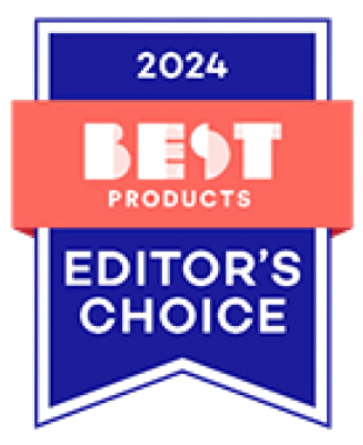 2024 Best Products Editor's Choice badge on a white background