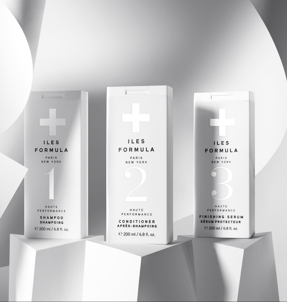 Shampoo, Conditioner, and Finishing Serum