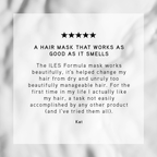 5 Star Review for Hair Mask
