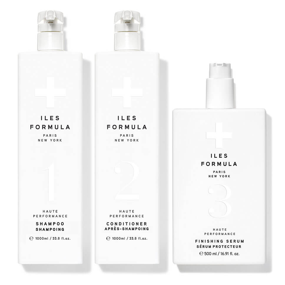 Signature Collection - Family Size; Shampoo 1000ml, Conditioner 1000ml, and Finishing Serum 500ml