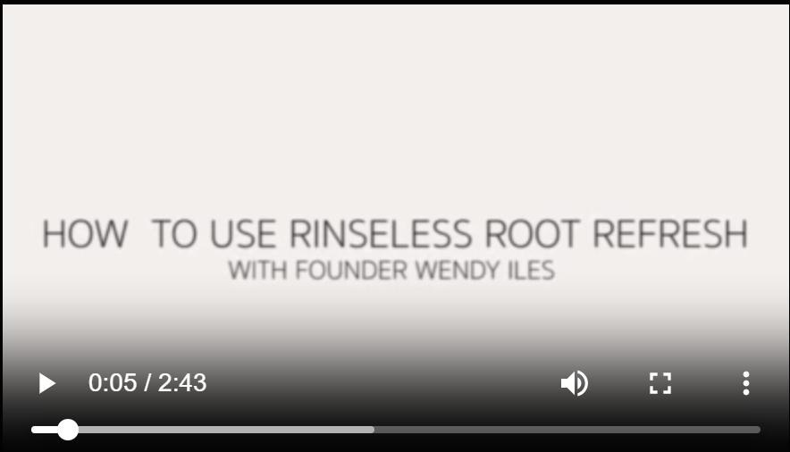 Risenless root refresh video